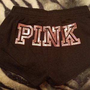 PINK bling shorts
